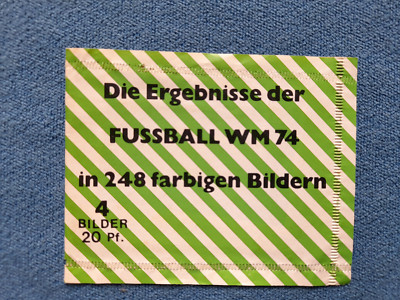 Stockhaus Football World Cup 74: one (1) unopened bag