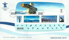 🍁Canada  #2366 ss    Vancouver Winter Olympics   Brand New 2010 First Day Cover