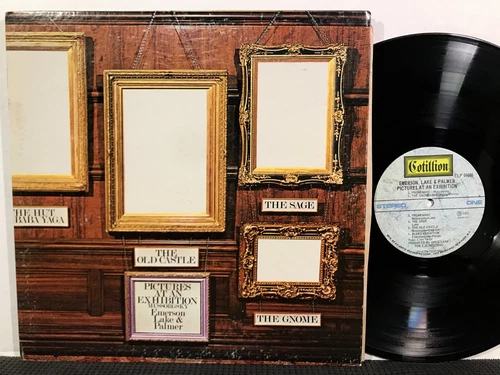 EMERSON LAKE & PALMER Pictures At An Exhibition LP COTILLION ELP 6666 1972 Prog
