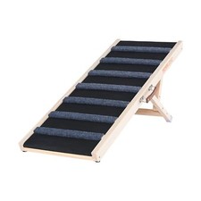 Folding Pet Ramp 47.2" Adjustable Height for Small/Large Dogs  Cats