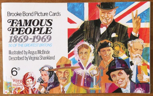 Tarjetas con fotos de Brooke Bond - gente famosa - álbum sin usar y conjunto de piezas (29 tarjetas) - Imagen 2 de 24