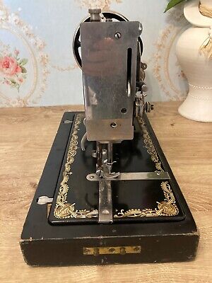 Comprar Antique German Frister & Rossmann Hand Crank Sewing Machine 1876