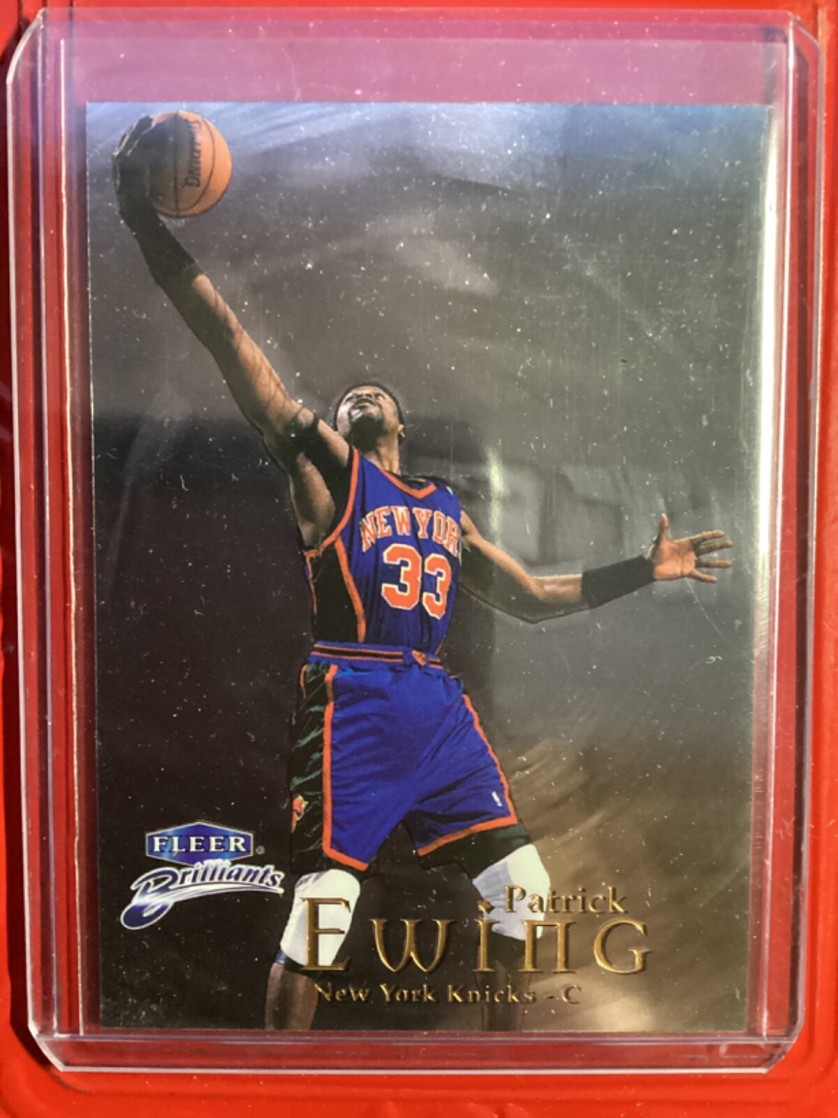 PATRICK EWING  1998-99 Fleer  BRILLIANTS #18  N.Y. KNICKS