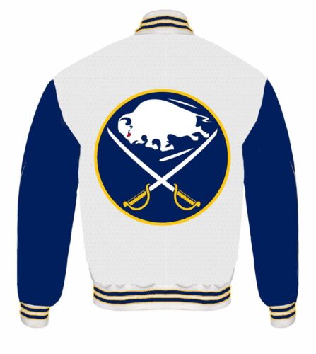 NHL Buffalo Sabres 2008 2018 Winter Classic beautiful Varsity Jacket - Picture 10 of 20