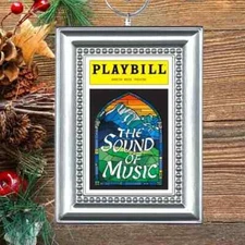 The Sound Of Music Broadway Musical Playbill‎ Christmas Tree Ornament