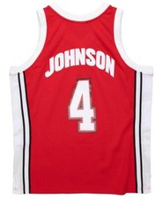 Larry Johnson UNLV Rebels Red 1989 Throwback Swingman Jersey