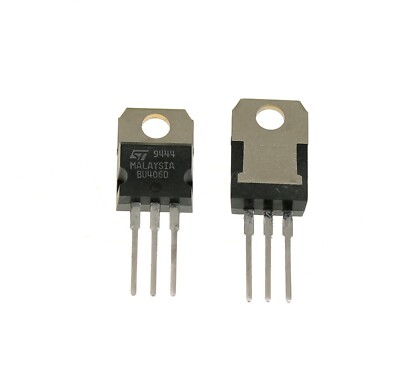20-pcs BU406D ST Micro Silicon NPN Transistor Power Amp High Volt Switch TO-220