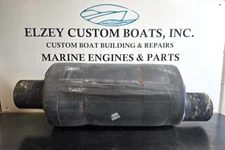 Centek Industries Marine 5" inch Round Wet Exhaust Muffler with Offset Ports