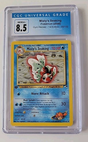 Misty's Seaking (Unlimited) graded CGC 8.5 for sale on eBay