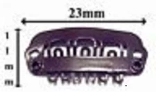 Extension Toupee Wig weft Snap Clips Wireless Mic Dark Brown 23MM 6 pack