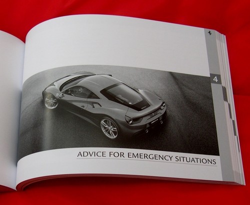 Ferrari 488 GTB - Rare Original Owners Handbook - UK 2015 - English Text Only - Picture 9 of 12