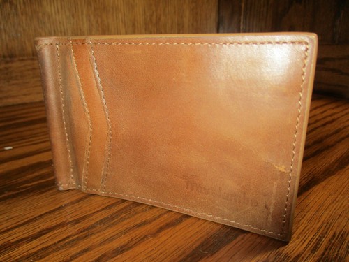 NWOT Travelambo Slim Wallet RFID Front Pocket Wallet Brown Matte Cards ID 549 - Picture 2 of 3