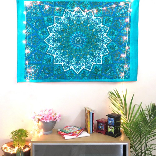 USA Psychedelic Mandala Tapestry Hippie Room Wall Hanging Blanket Art Home Decor - Picture 80 of 301