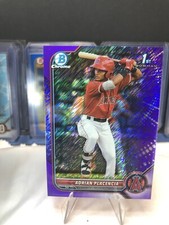 2022 Bowman Chrome Adrian Placencia Prospects Purple Refractor /250 BCP-205
