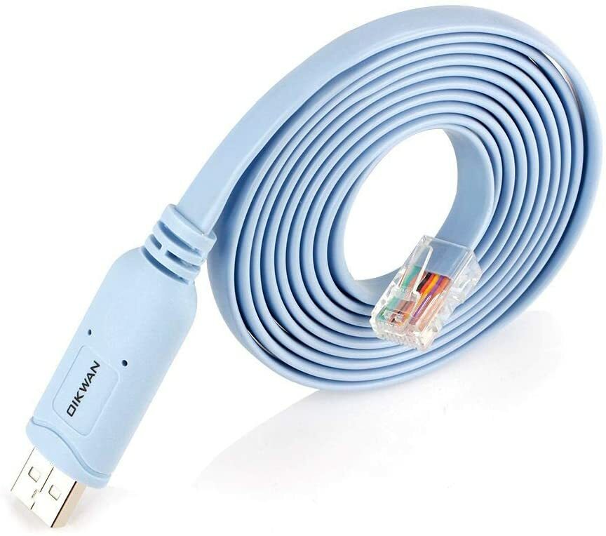 USB Cisco Console Cable FTDI to RJ45 Cable for Routers/Switches 