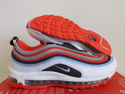 Nike Air Max 97 Chile Red-Metallic Silver-White Usa Denim Sz 11.5 [DJ5171-600]