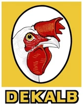 Dekalb Feed & Seed NEW Sign 24"x30" USA STEEL XL Size 7 lbs.