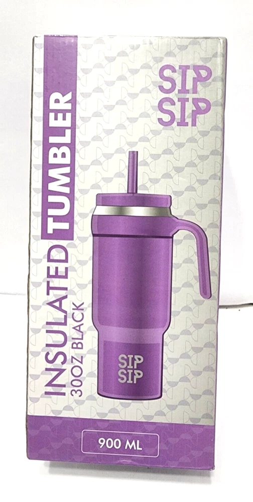 Tumbler With Handle And Straw Lid 30 oz Stainless Steel Insulated Coffee Tumbler