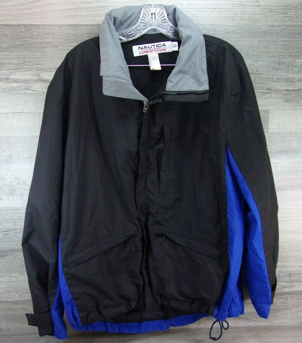 Nautica Competition Size Small Jacket Black and Blue Hidden Nautica Competition Size Small Jacket Black and Blue Hidden