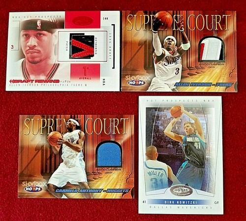 Carmelo Anthony #SC/CA 2004 Hoops Supreme Court Jerseys card