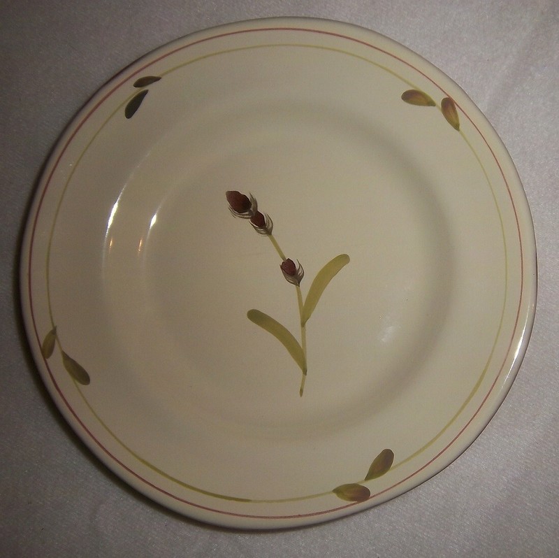 6 Euro Ceramica Dinnerware PROVENCE Salad Plates 7 1/2"
