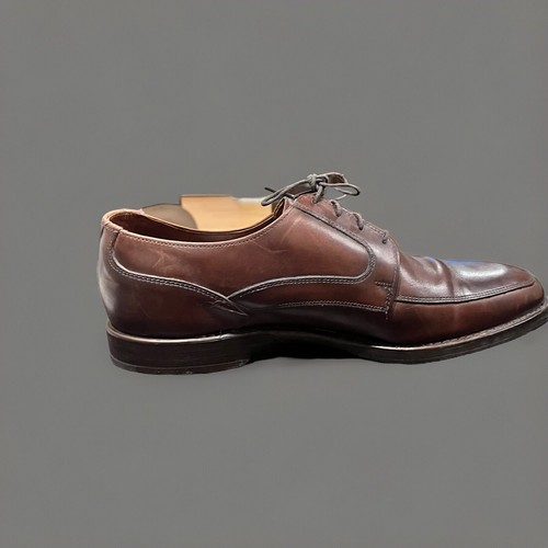 BROOKS BROTHERS Mens Brown Leather Dress Shoes 10 B Made In The USA - Picture 6 of 9