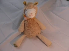 Scentsy Buddy Plush Lovely the Llama Glam Stuffed Animal Cream Gold  13"