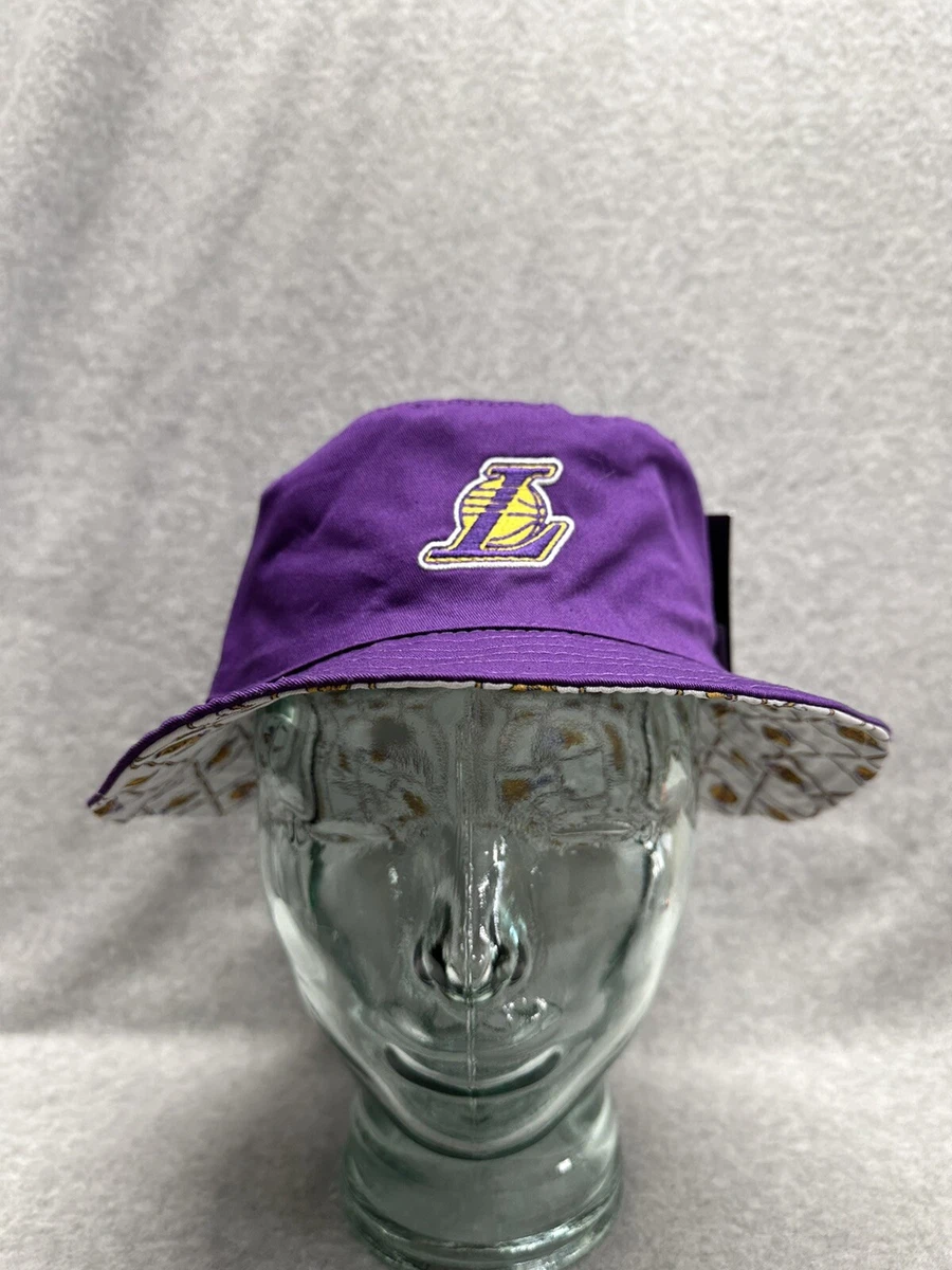 New Era Los Angeles Lakers Purple Reversible Bucket Hat