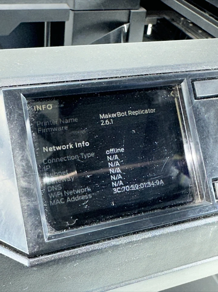 Makerbot Replicator Plus, w/o Smart Extruder For Parts Repair Untested - Image 4 of 4