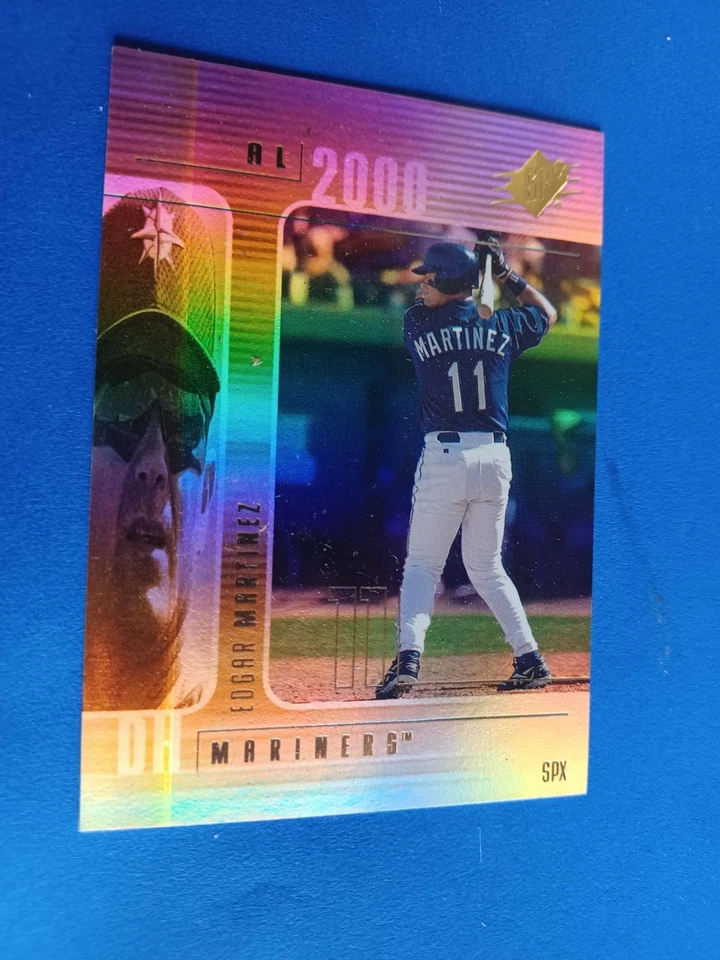 2000 UD SPX EDGAR MARTINEZ #44 BASE CARD SEATTLE MARINERS - Image 2 of 3
