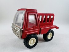Vintage 1960s Buddy L Red Pressed Steel Pick-Up Truck Hong Kong