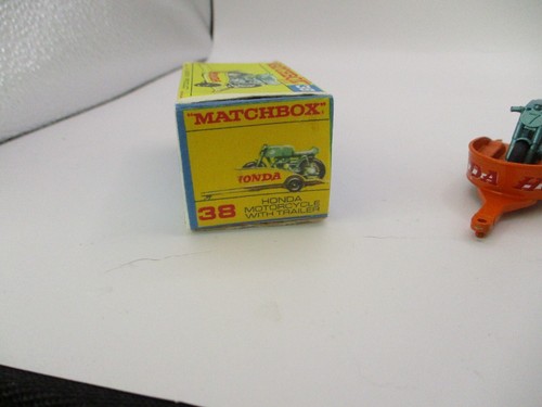 Matchbox Lesney #38C-2 HONDA MOTORCYCLE & RESTORED TRAILER, CODE 3 NMIOB!! - Picture 16 of 16