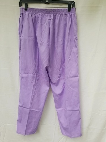 Womans Uniform City Lilac Purple Scrub Pants, XL - Picture 3 of 4