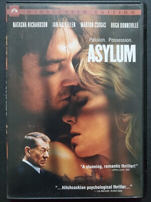 Asylum (DVD, 2006) Natasha Richardson, Ian McKellen, Hugh Bonneville 2005 R1 OOP
