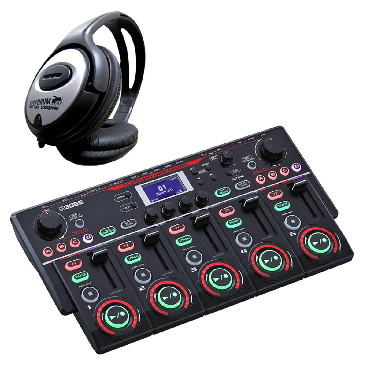美品 BOSS RC-505 MKII + Roland ヘッドホン Boss RC-505 MK II Loop Station mit Kopfhörer | eBay