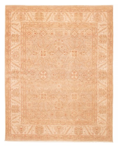Traditional Hand-knotted Carpet 8'0" x 10'1" Wool Area Rug