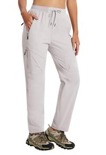 AIRIKE Women's Hiking Pants Lightweight Quick Dry Cargo Pants Safari Pants