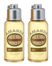 Image of L'Occitane Amande ALMOND Shower Oil Body Wash/Cleanser Duo: 2 x 75ml