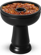 Black Silicone Hookah Bowl Set – Premium Universal Phunnel Hookah Head Bowls