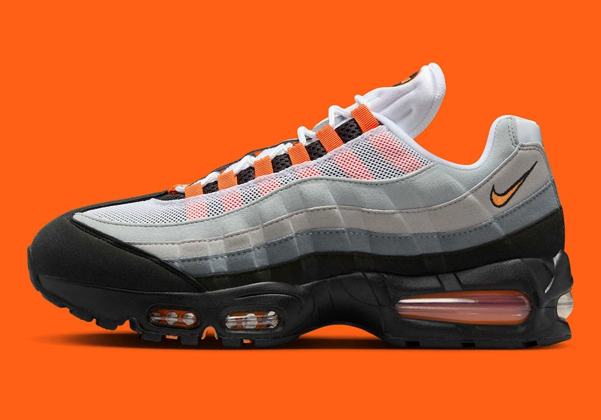 Nike Air Max 95 OG Big Bubble Bright Mandarin 2.0 2025 HM4740 101 taglie 8.5 13