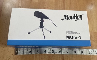 MOUKEY USB DYNAMISCHES MIKROFON AUFNAHMEMIKROFON MIT STATIVSTÄNDER (MUm-1)