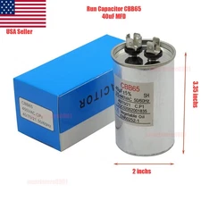 40 uF MFD 370~440 V VAC High Quality Oil Motor Run Capacitor CBB65