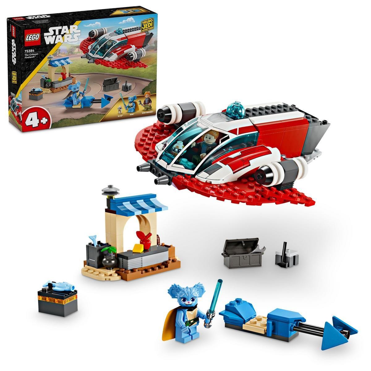 LEGO® Star Wars: Las Aventuras de los Jóvenes Jedi The Crimson Firehawk™ 75384
