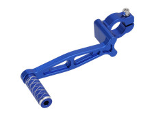 CNC Fußschalthebel, Blau eloxiert - für Simson S51, S53, S70, S83