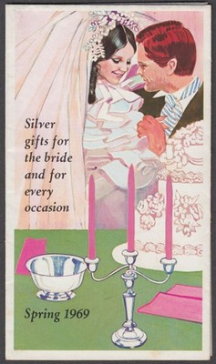 Gorham Silversmiths Gifts for the Bride & Every Occasion folder Spring 1969