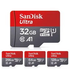 SanDisk MicroSD Card Class 10 UHS-I 32GB 64GB 128GB 256GB TF