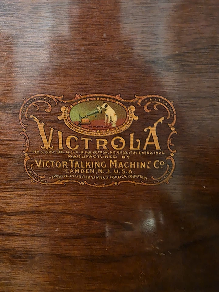 Antique Victor VV-90 Talking Machine victrola record player - Image 4 of 4