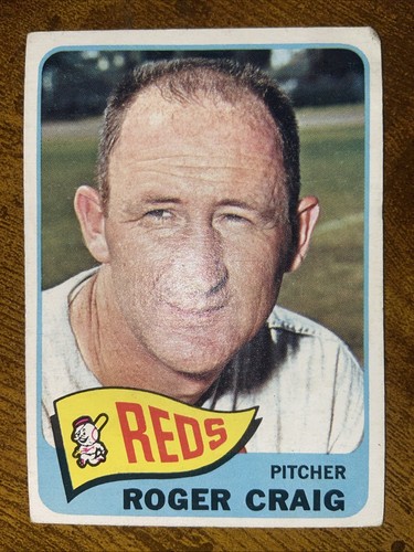 1965 Topps Roger Craig Cincinnati Reds #411
