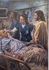 "THE HEALER"   5x7"  - Art Card  -   artist Nathan Greene  ^