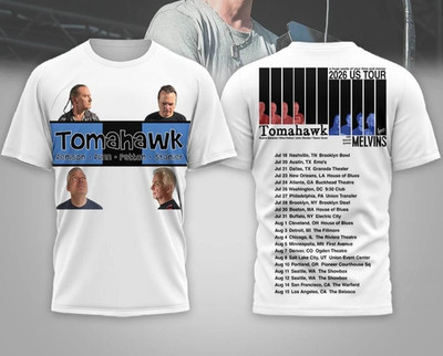 Tomahawk Band 2026 US Tour Mike Patton And Melvins AOP T-Shirt